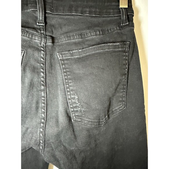 Pistola Black Skinny Mid Rise Jeans Denim Grunge Goth Stretch Women's 28 - Picture 6 of 12